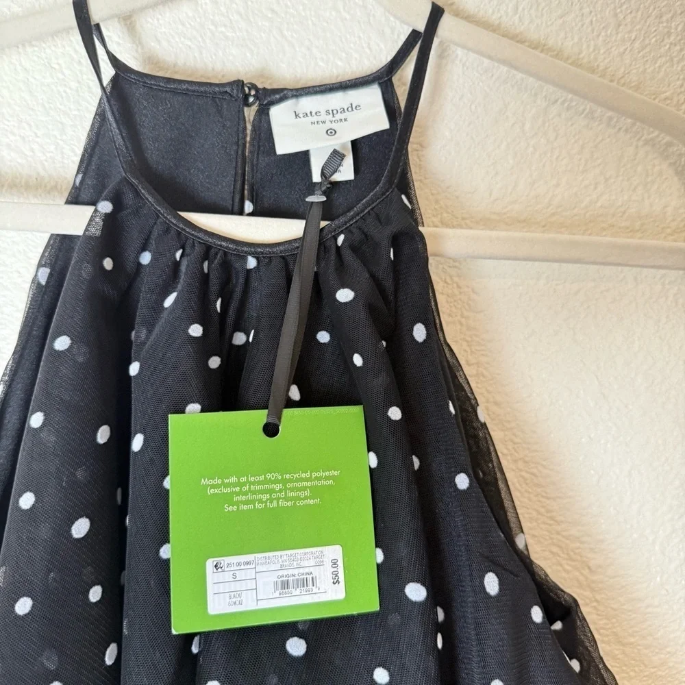 Kate spade Mini Polka Dot Tiered Mini Dress small